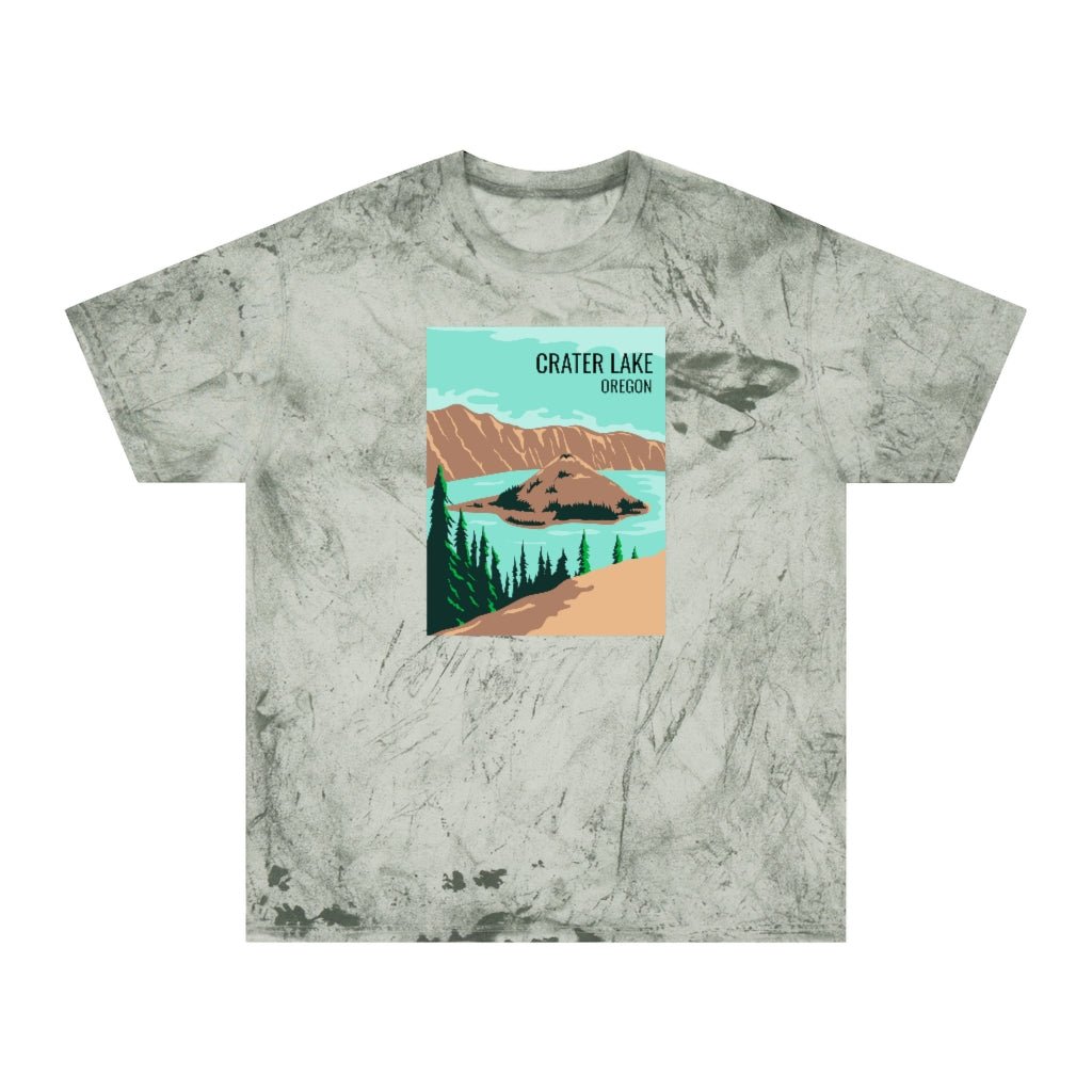 Crater Lake T-Shirt (Color Blast) - Ezra's Clothing - T-Shirt
