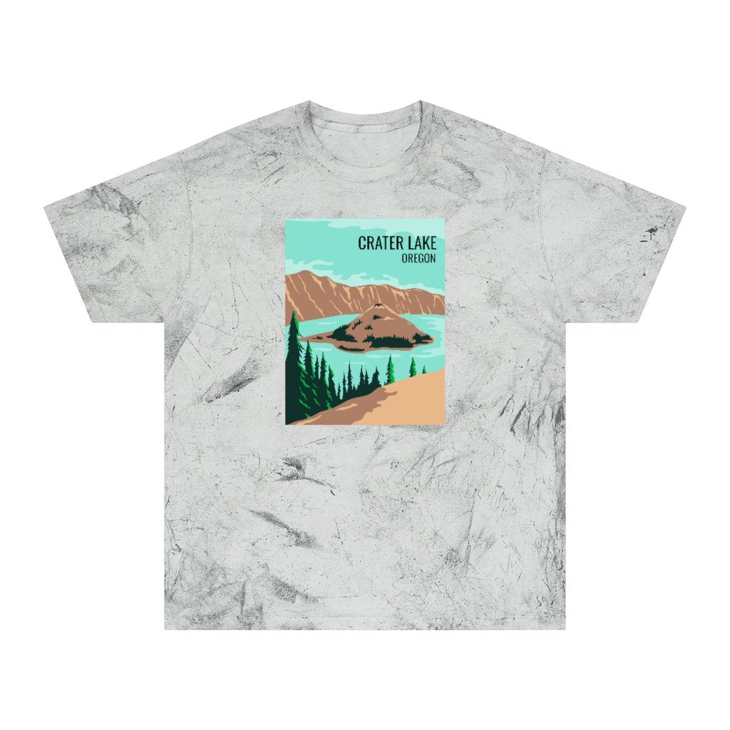 Crater Lake T-Shirt (Color Blast) - Ezra's Clothing