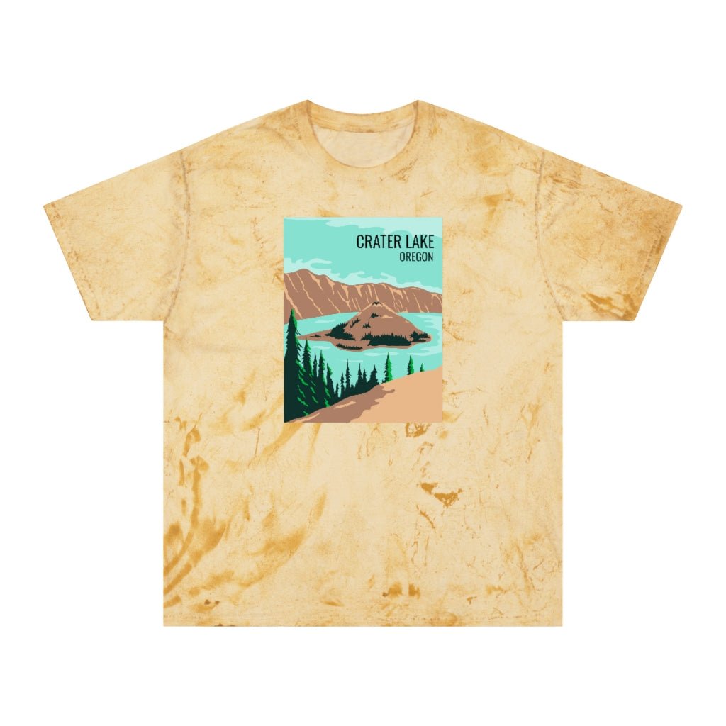 Crater Lake T-Shirt (Color Blast) - Ezra's Clothing - T-Shirt