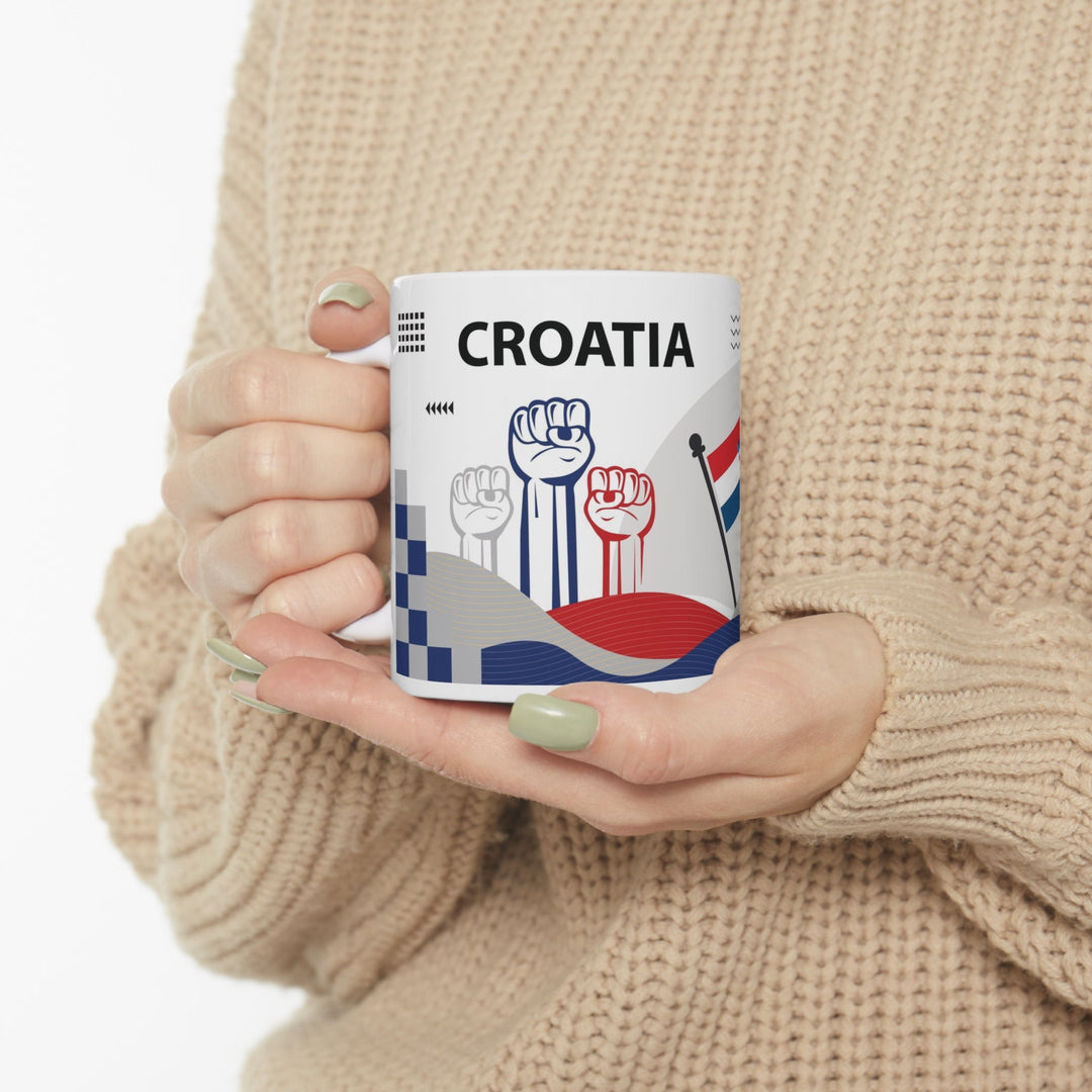 Croatia Coffee Mug - Ezra's Clothing - Mug