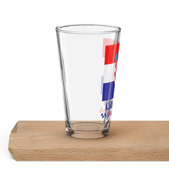 Croatia Pint Glass - Ezra's Clothing - Pint Glass