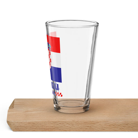 Croatia Pint Glass - Ezra's Clothing - Pint Glass