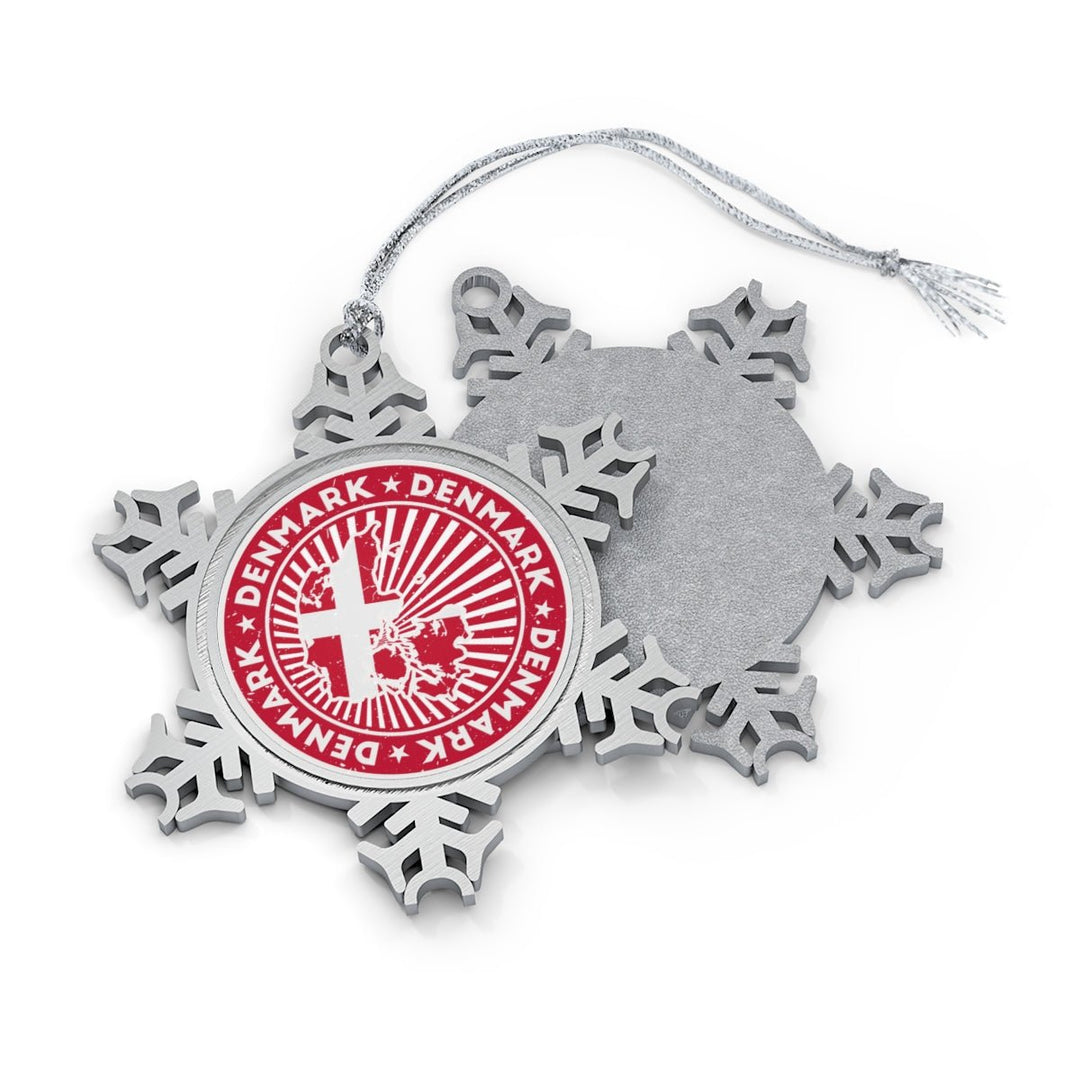 Denmark Snowflake Ornament - Ezra's Clothing - Christmas Ornament