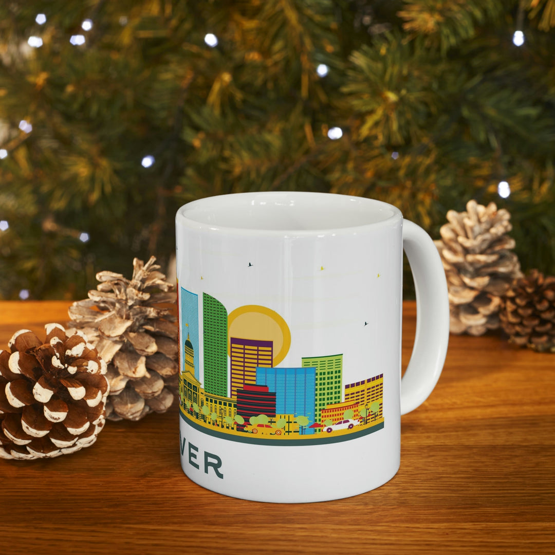 Denver Colorado Coffee Mug - Ezra's Clothing - Mug