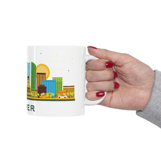 Denver Colorado Coffee Mug - Ezra's Clothing - Mug