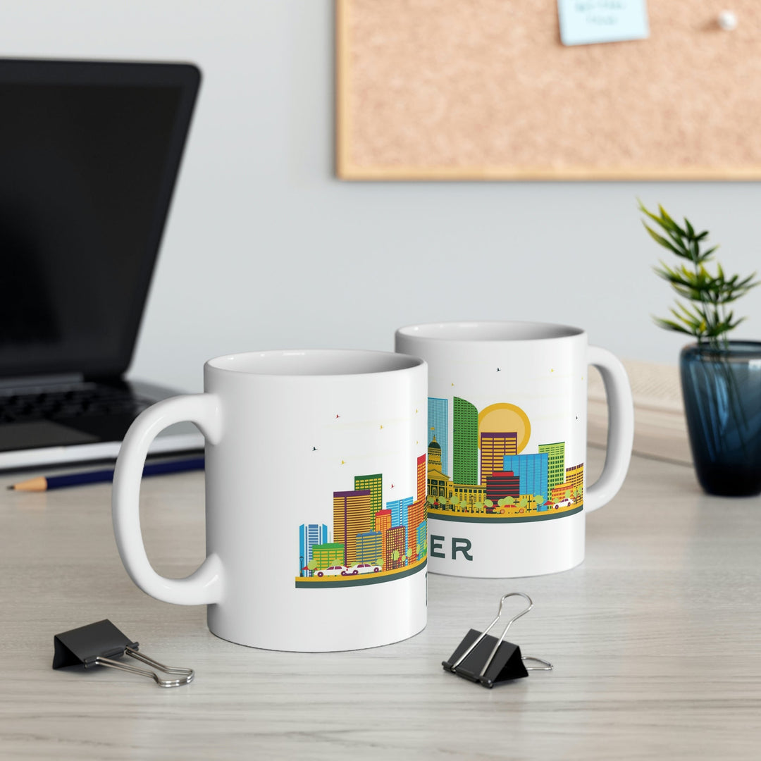 Denver Colorado Coffee Mug - Ezra's Clothing - Mug