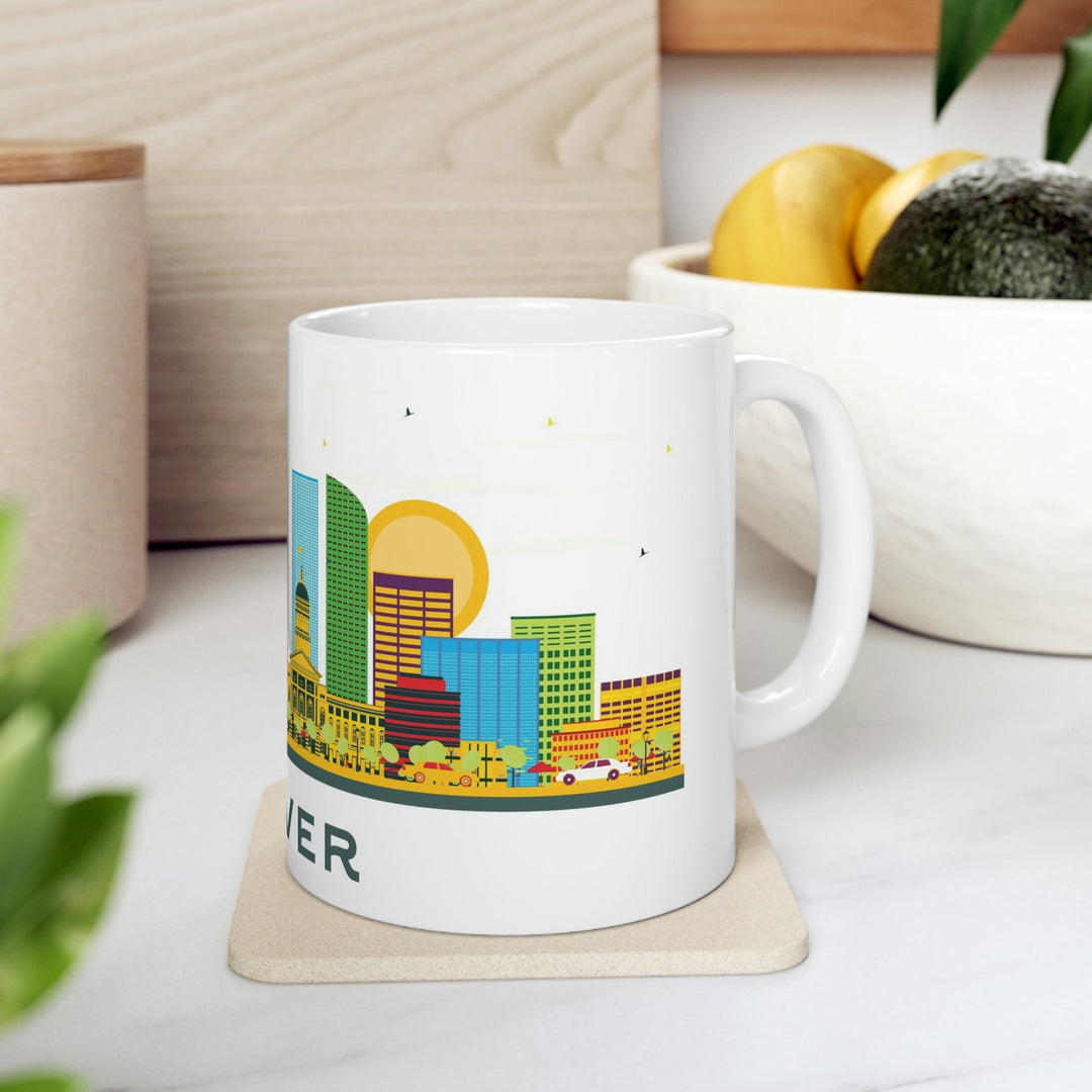 Denver Colorado Coffee Mug - Ezra's Clothing - Mug