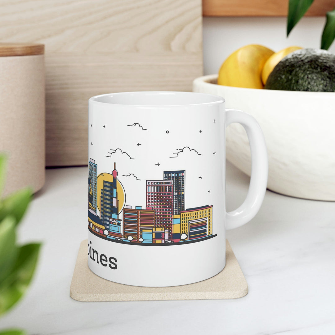 Des Moines Iowa Coffee Mug - Ezra's Clothing - Mug