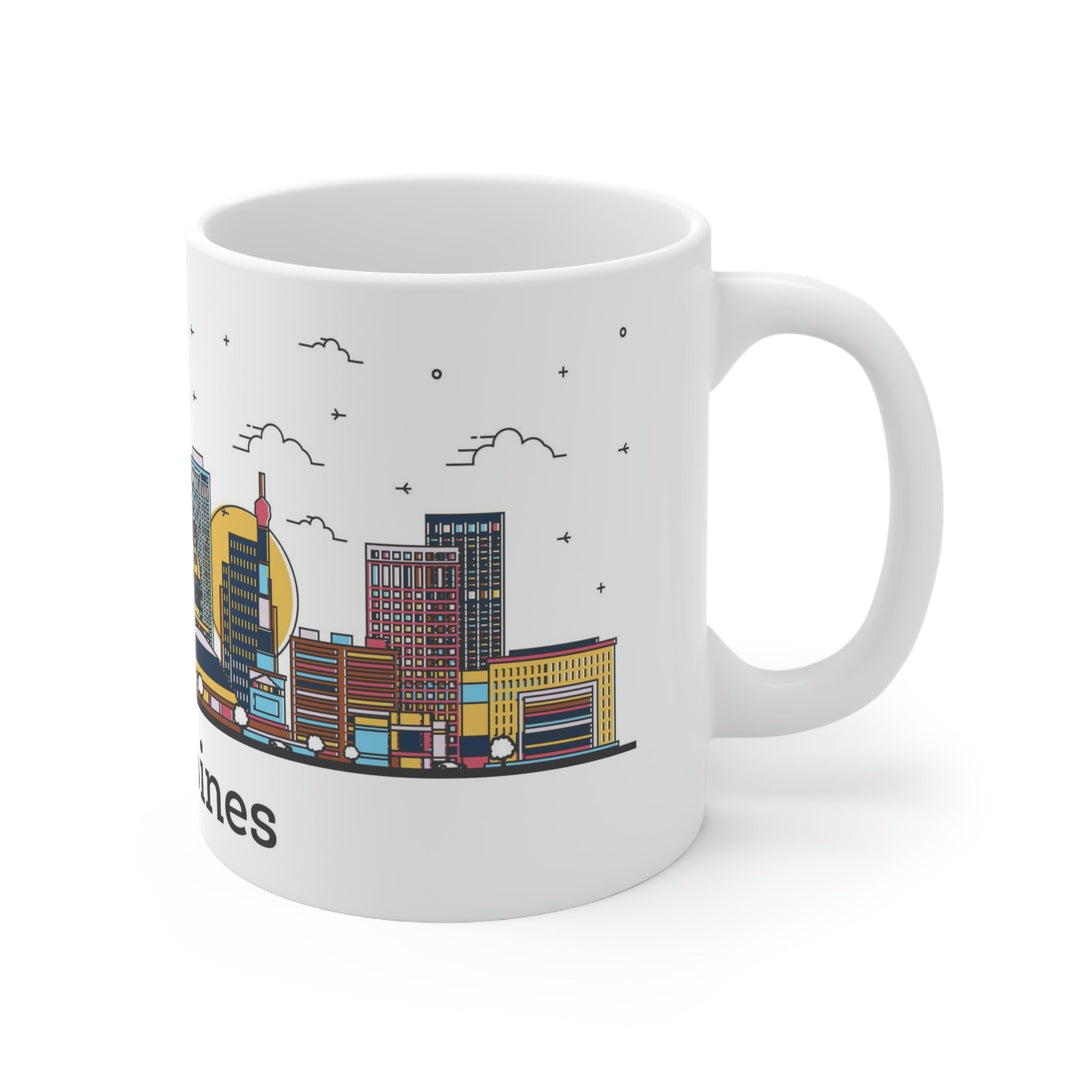 Des Moines Iowa Coffee Mug - Ezra's Clothing - Mug