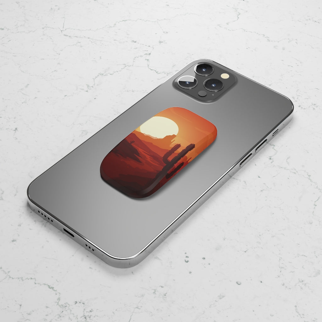 Desert Sunset Phone Click-On Grip - Ezra's Clothing - Accessories
