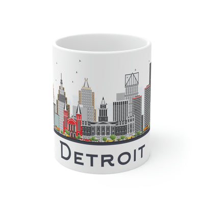Detroit Michigan Coffee Mug - Ezra's Clothing