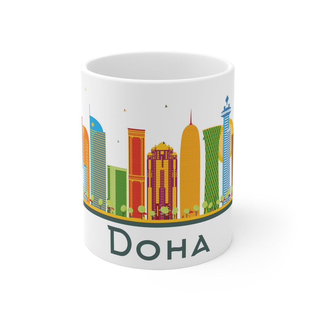 Doha Qatar Coffee Mug - Ezra's Clothing - Mug
