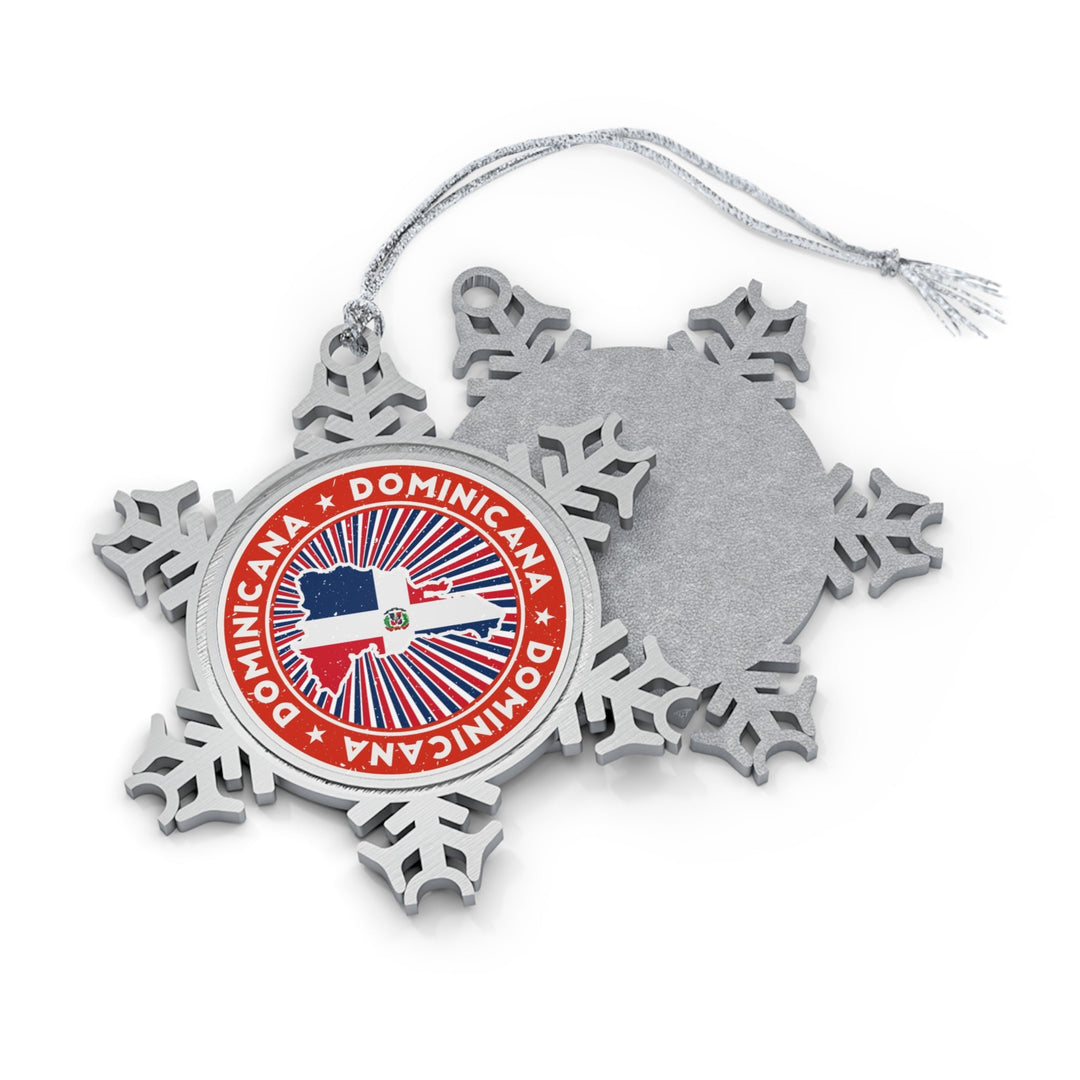 Dominican Republic Snowflake Ornament - Ezra's Clothing - Christmas Ornament