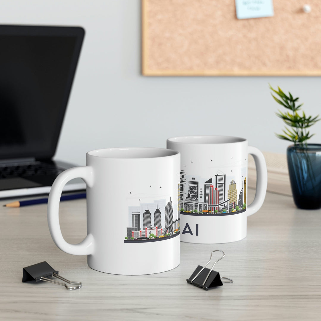 Dubai United Arab Emirates Coffee Mug - Ezra's Clothing - Mug