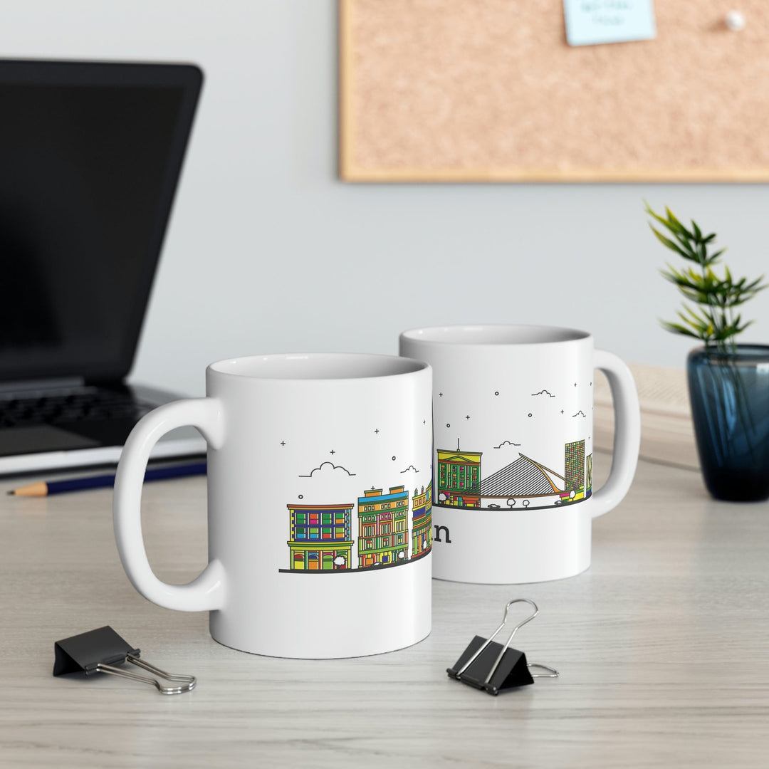 Dublin Ireland Coffee Mug - Ezra's Clothing - Mug