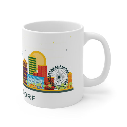 Dusseldorf Germany Coffee Mug - Ezra's Clothing - Mug