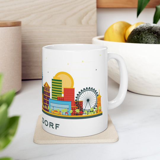 Dusseldorf Germany Coffee Mug - Ezra's Clothing - Mug