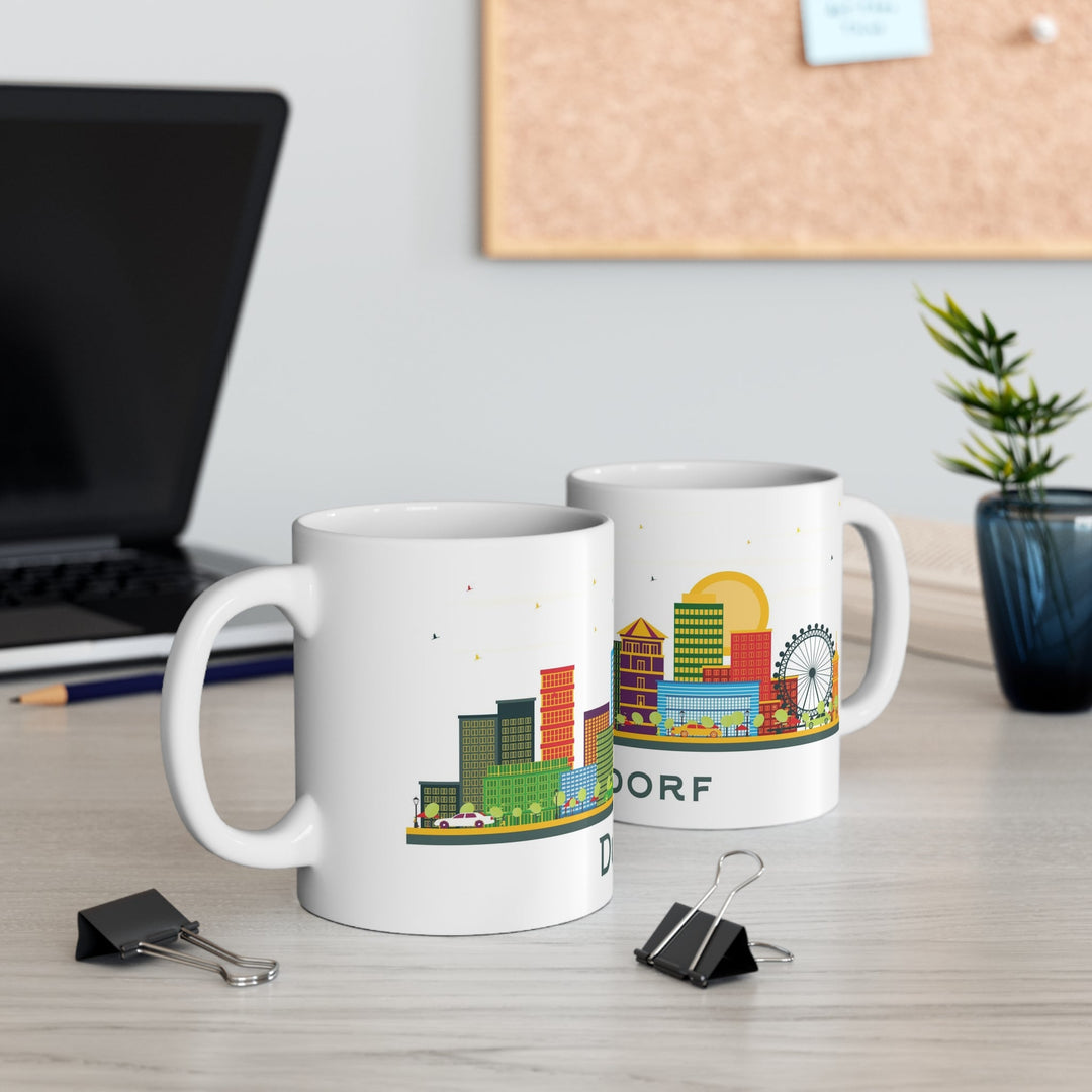 Dusseldorf Germany Coffee Mug - Ezra's Clothing - Mug