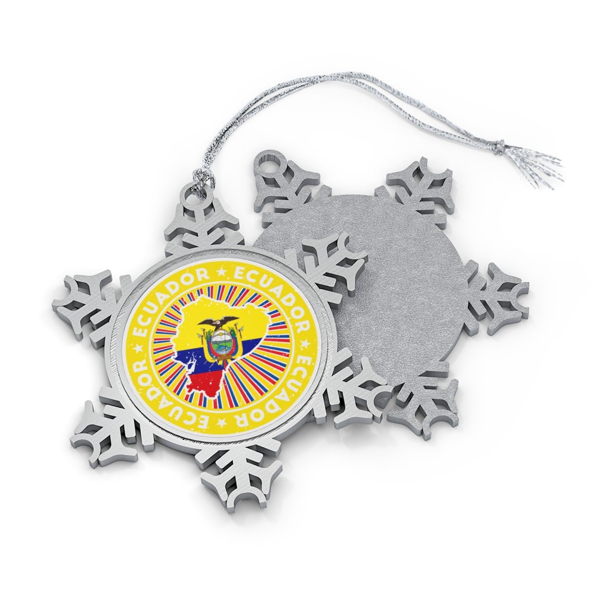 Ecuador Snowflake Ornament - Ezra's Clothing