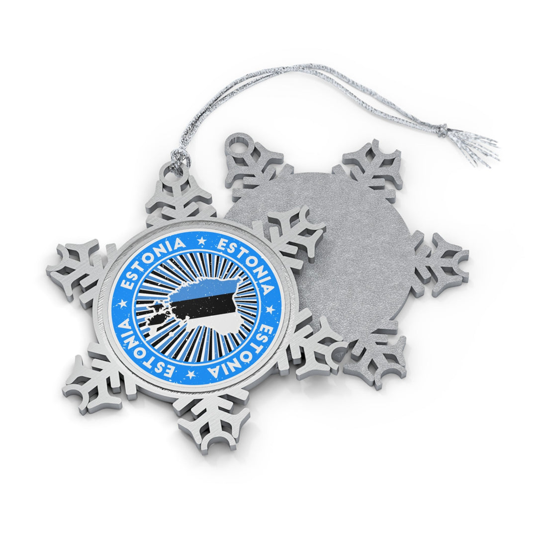 Estonia Snowflake Ornament - Ezra's Clothing - Christmas Ornament