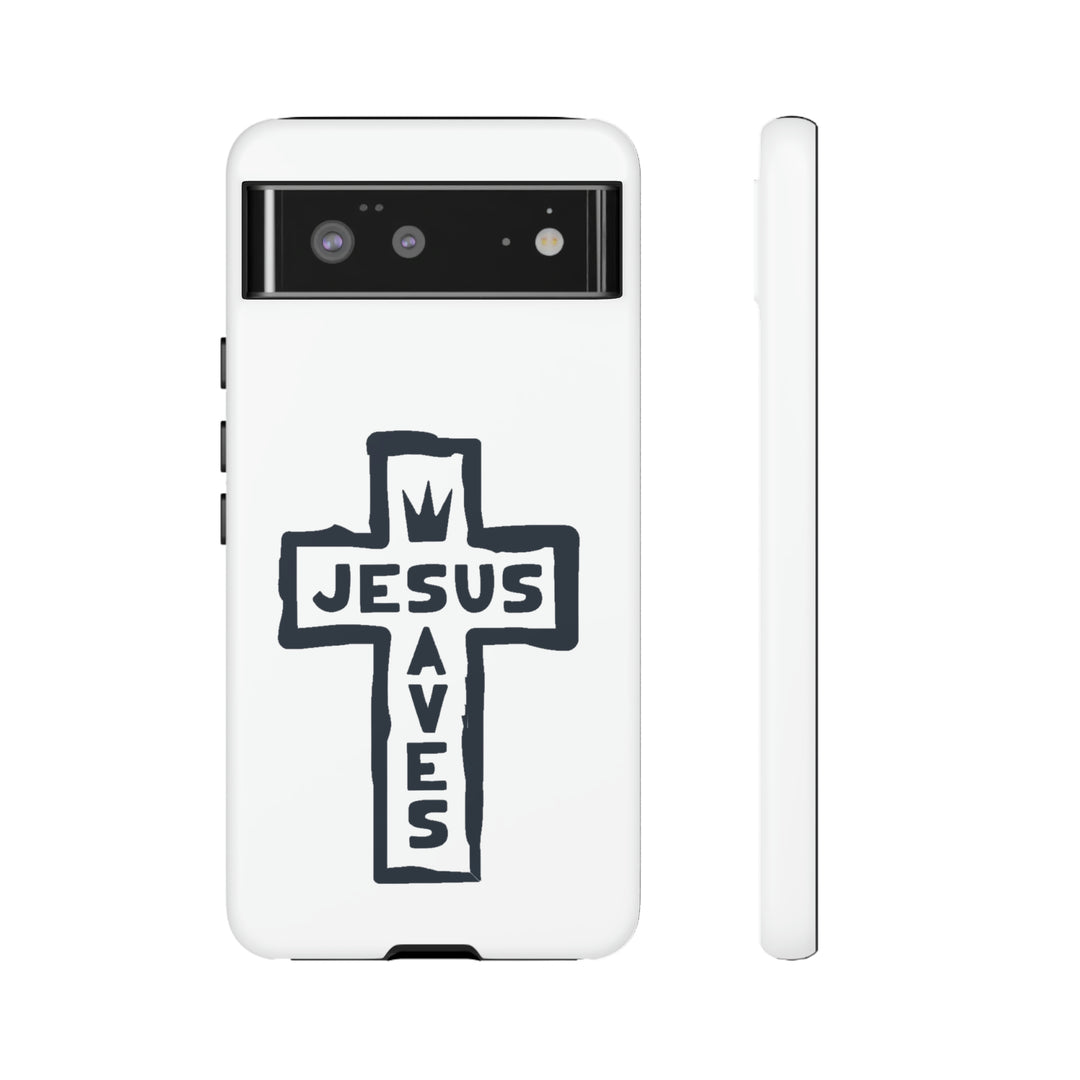 Jesus Saves Case Tough Case Ezra's Clothing Google Pixel 6 Matte 