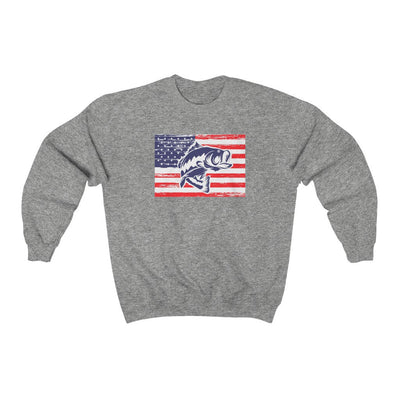 Fishing the USA Sweatshirt - Ezra's Clothing