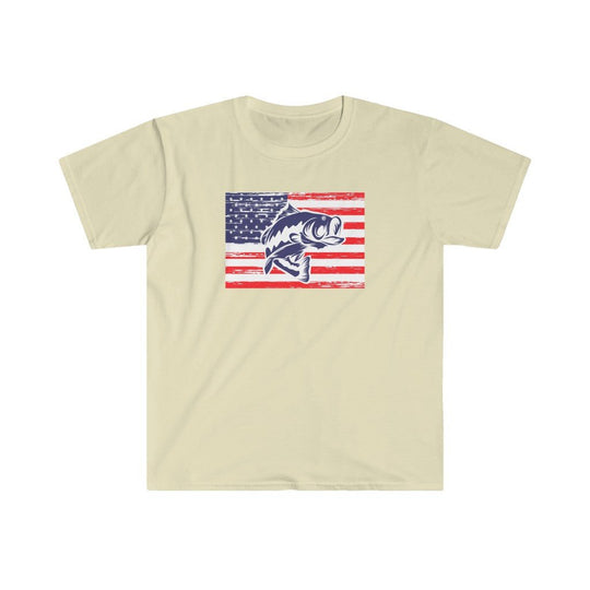 Fishing the USA T-Shirt - Ezra's Clothing - T-Shirt