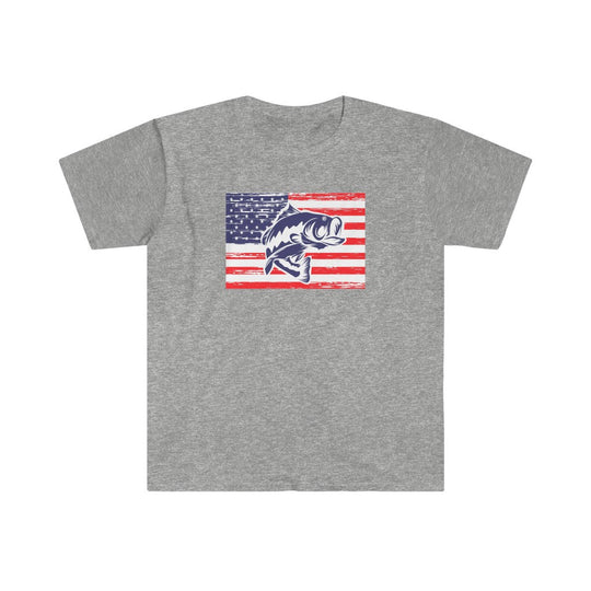 Fishing the USA T-Shirt - Ezra's Clothing - T-Shirt