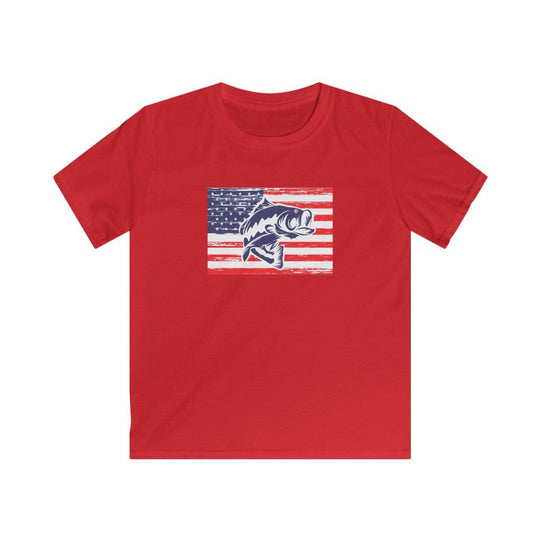 Fishing the USA T-Shirt - Kids - Ezra's Clothing - T-Shirt