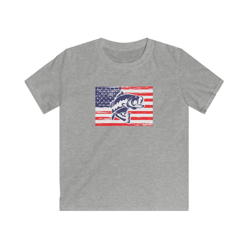 Fishing the USA T-Shirt - Kids - Ezra's Clothing - T-Shirt