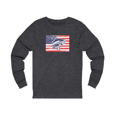 Fishing the USA T-Shirt - Long Sleeve - Ezra's Clothing
