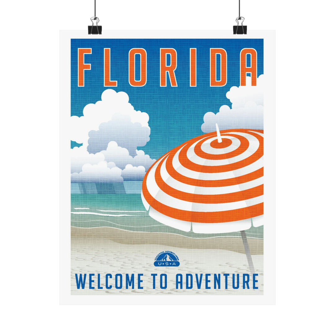 Florida Travel Poster - Ezra's Clothing - Poster