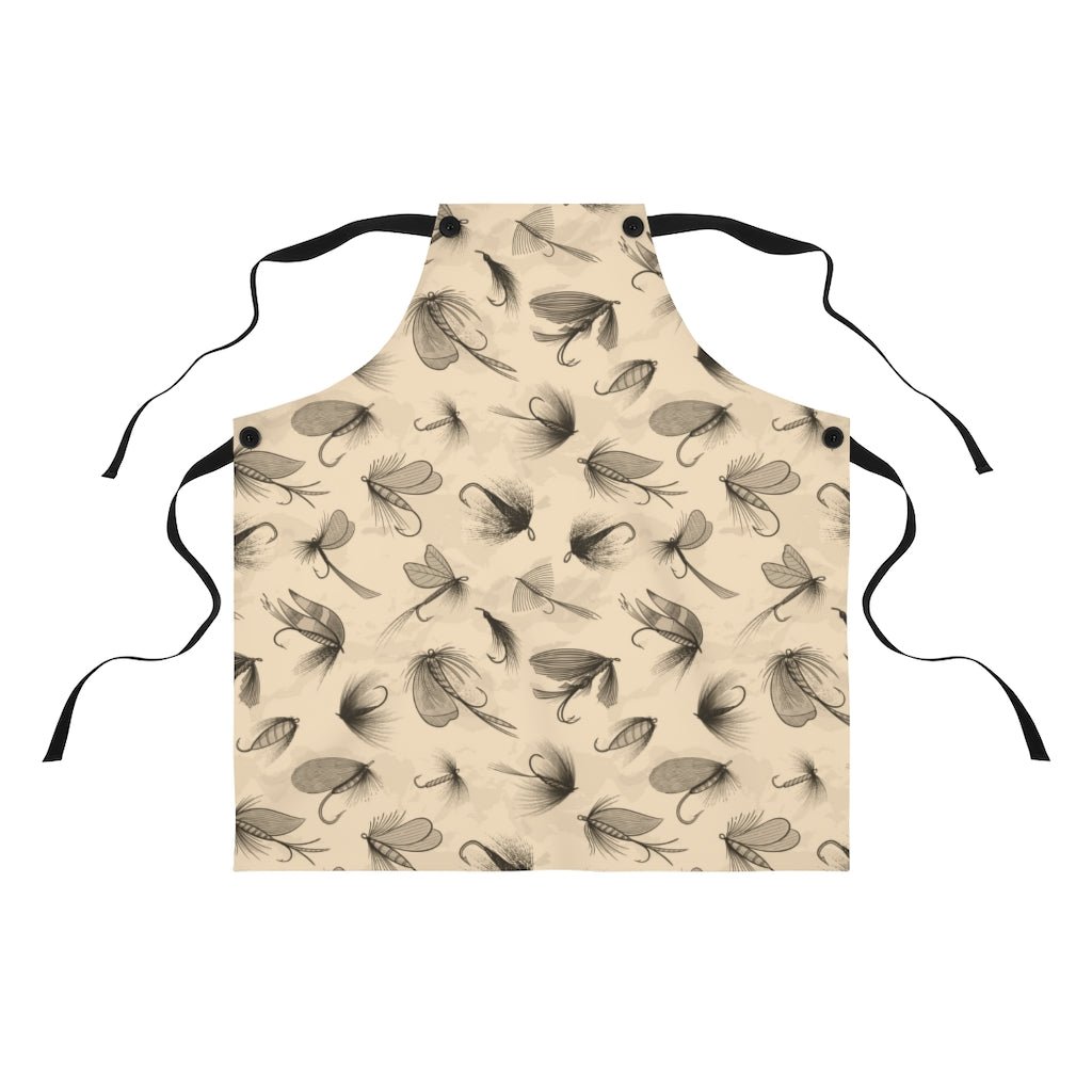 Fly Fishing Pattern Apron - Ezra's Clothing - Aprons