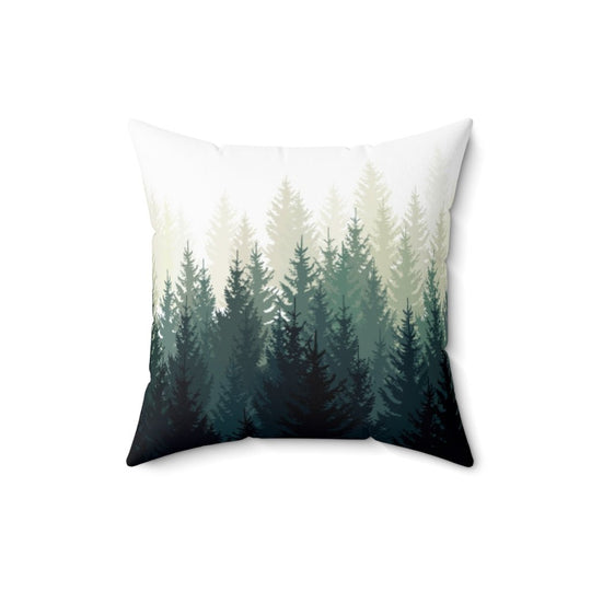 Forest Fog Throw Pillow - Ezra's Clothing