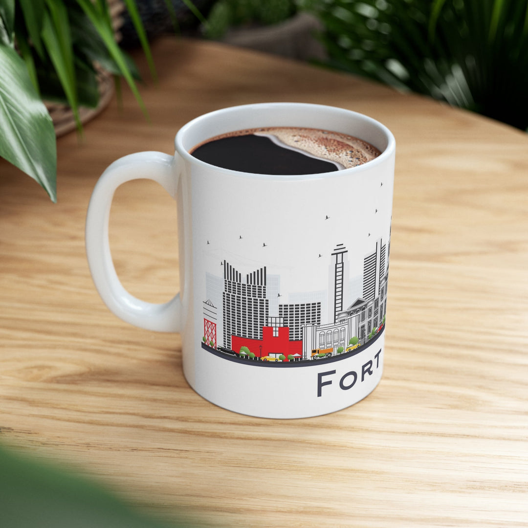 Fort Worth Texas Coffee Mug - Ezra's Clothing - Mug