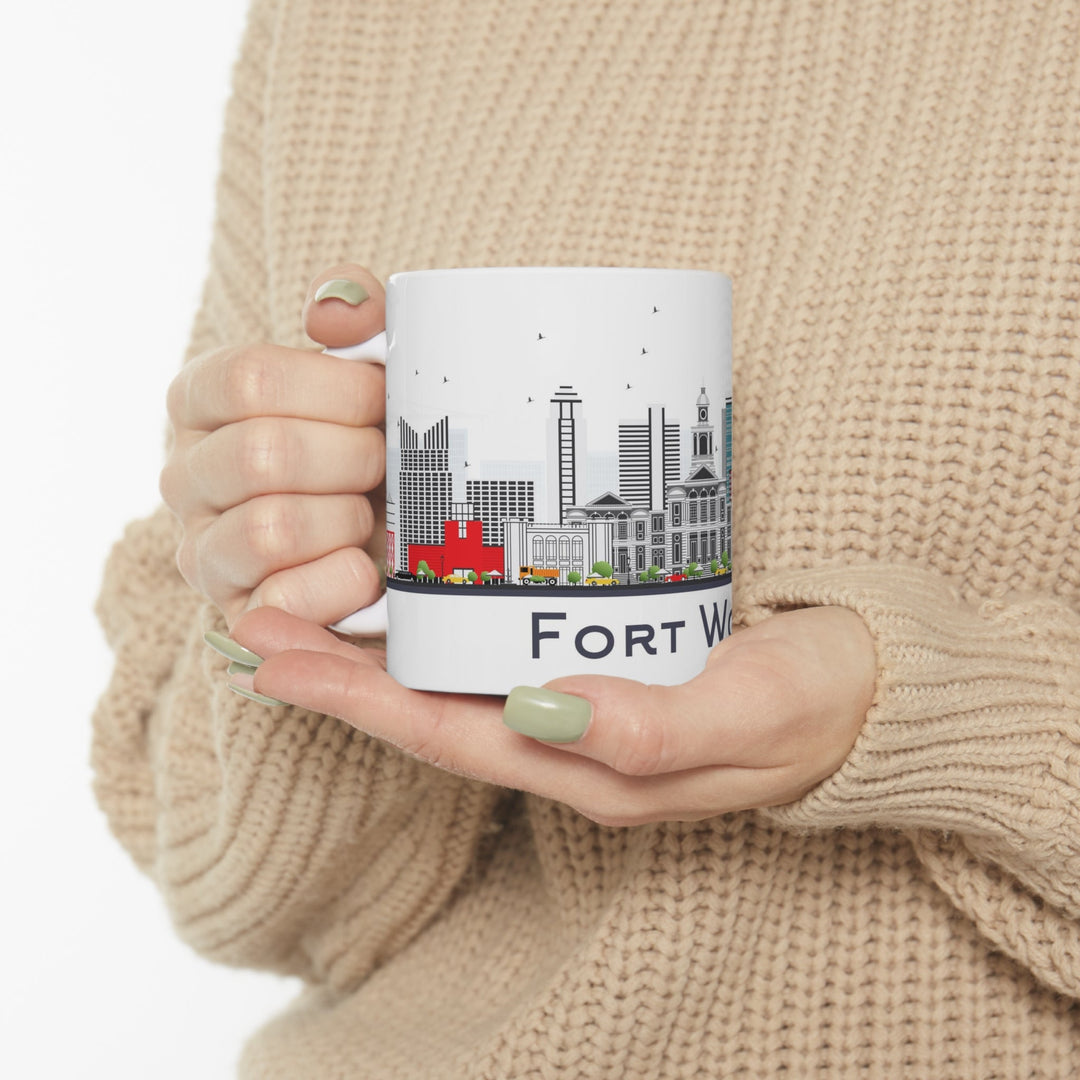 Fort Worth Texas Coffee Mug - Ezra's Clothing - Mug