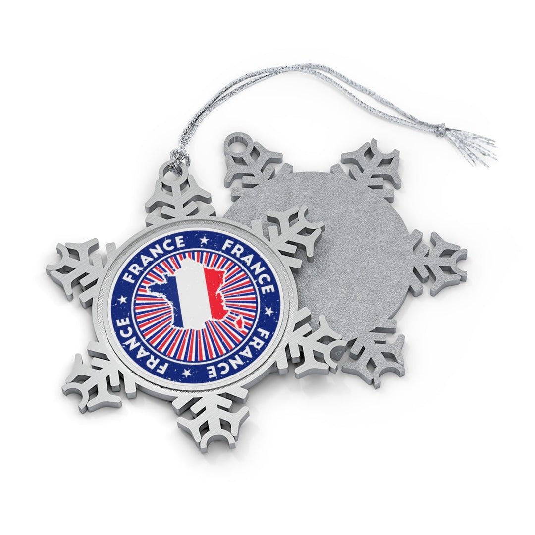 France Snowflake Ornament - Ezra's Clothing - Christmas Ornament