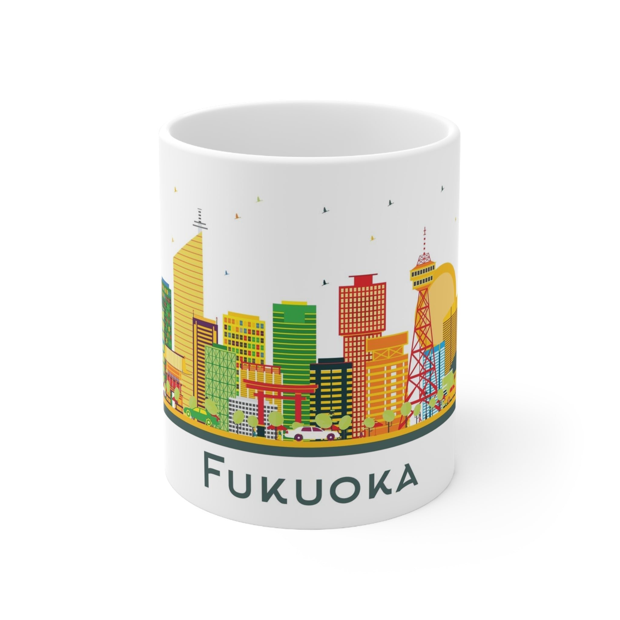 Fukuoka Japan Coffee Mug - Ezra's Clothing - Mug