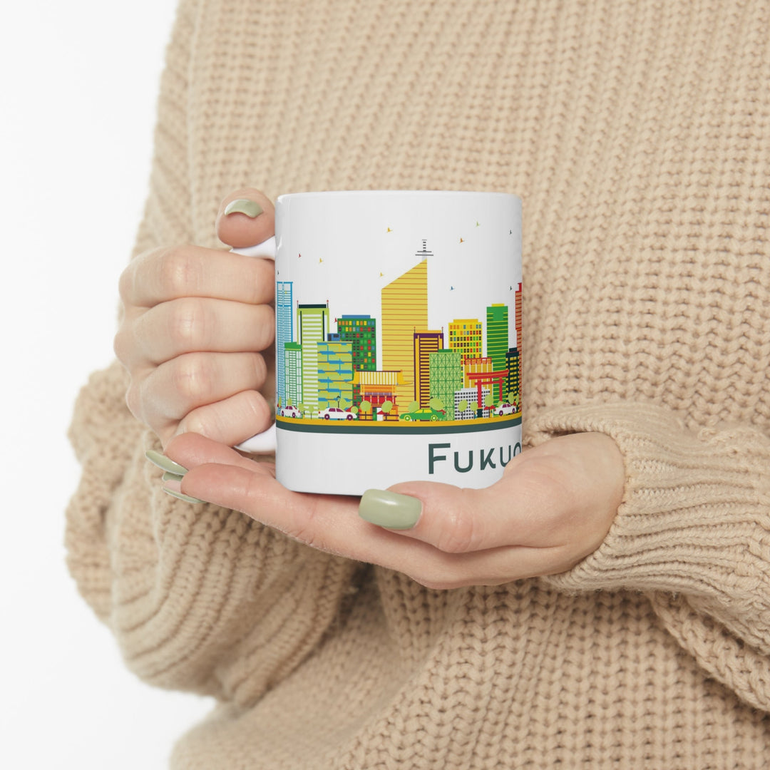 Fukuoka Japan Coffee Mug - Ezra's Clothing - Mug