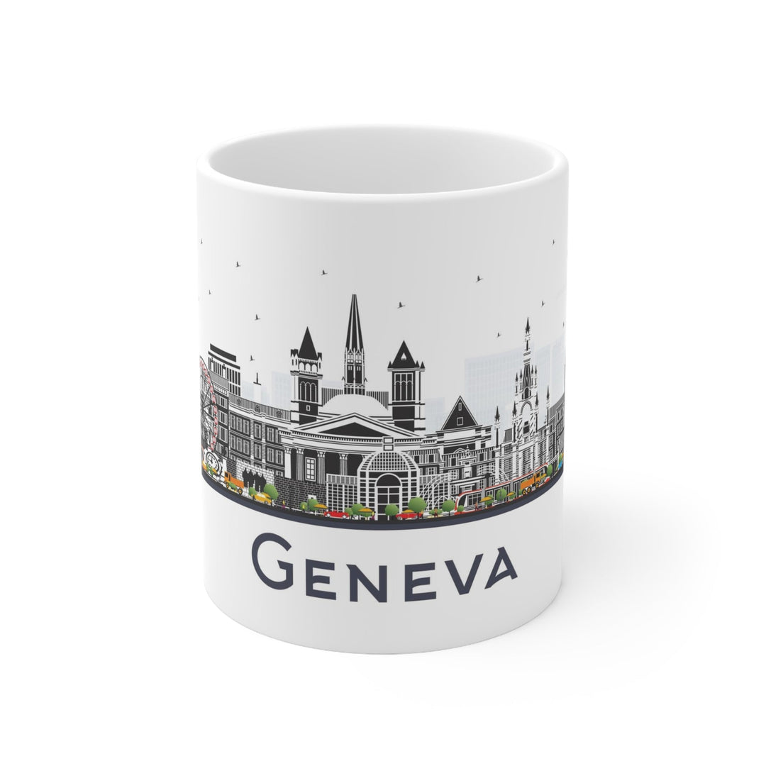 Geneva Switzerland Coffee Mug - Ezra's Clothing - Mug