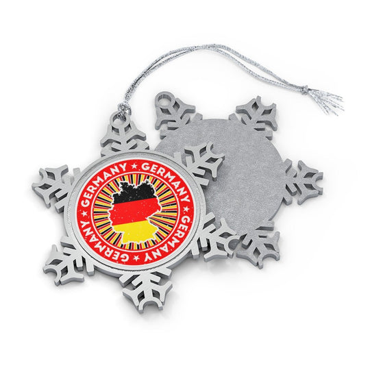 Germany Snowflake Ornament - Ezra's Clothing - Christmas Ornament