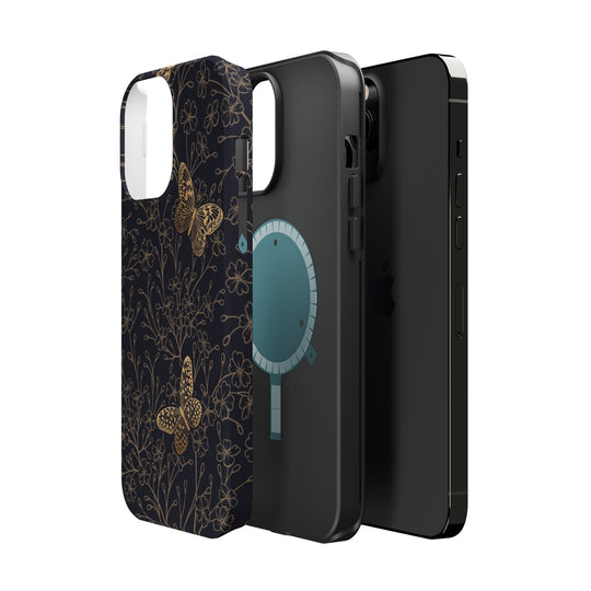 Golden Butterly Case - Magnetic Back - Ezra's Clothing - Magnetic Case