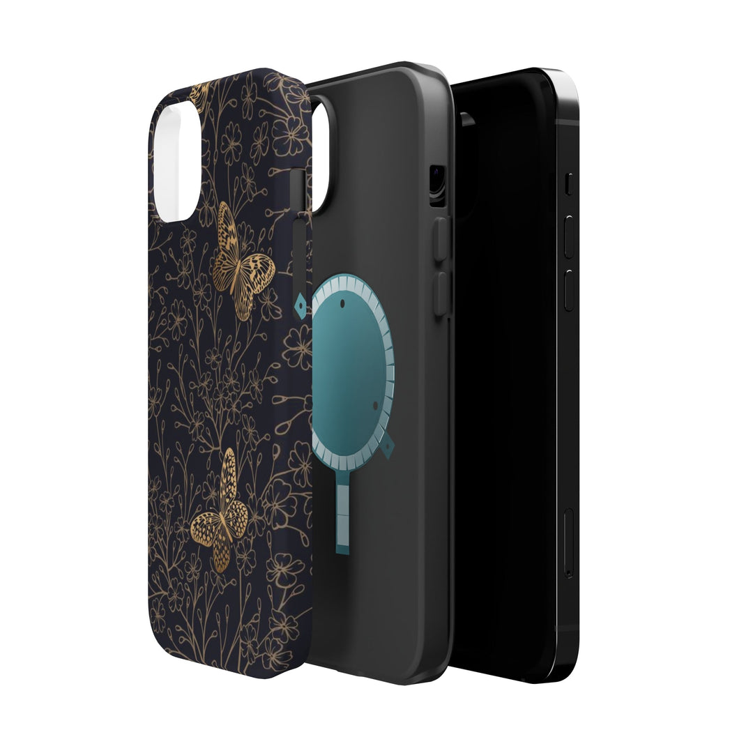 Golden Butterly Case - Magnetic Back - Ezra's Clothing - Magnetic Case