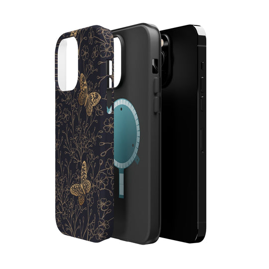 Golden Butterly Case - Magnetic Back - Ezra's Clothing - Magnetic Case