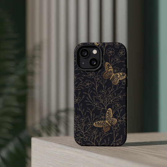 Golden Butterly Case - Magnetic Back - Ezra's Clothing - Magnetic Case