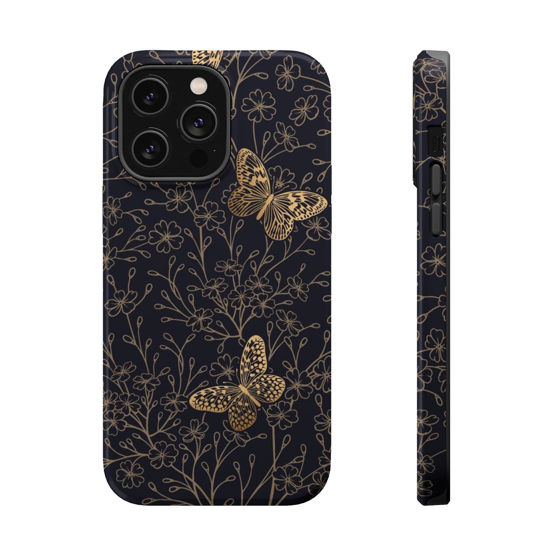 Golden Butterly Case - Magnetic Back - Ezra's Clothing - Magnetic Case