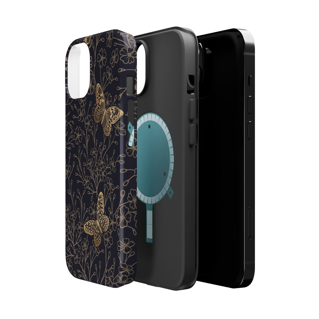 Golden Butterly Case - Magnetic Back - Ezra's Clothing - Magnetic Case