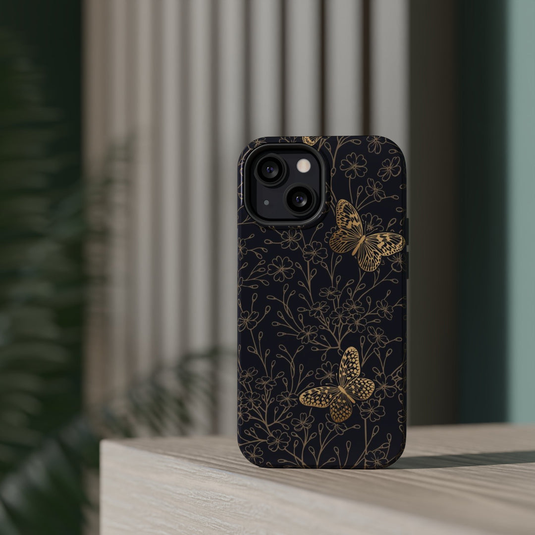 Golden Butterly Case - Magnetic Back - Ezra's Clothing - Magnetic Case