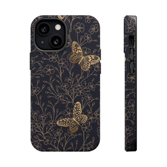 Golden Butterly Case - Magnetic Back - Ezra's Clothing - Magnetic Case