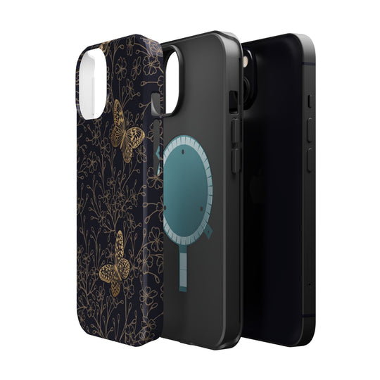 Golden Butterly Case - Magnetic Back - Ezra's Clothing - Magnetic Case